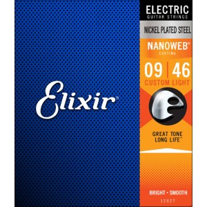 Elixir Nanoweb Custom Light 9 - 46 Electric Strings 